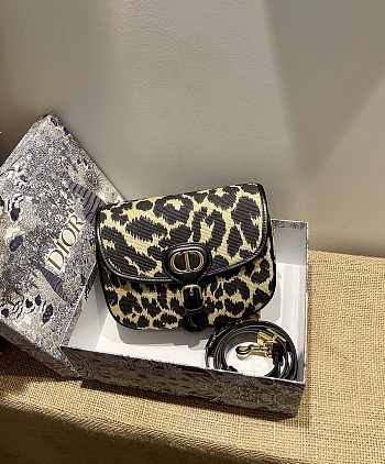 	 Bagsaaa Dior Medium Bobby Leopard Leather