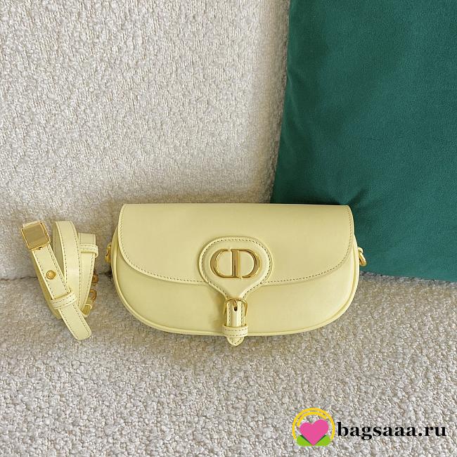 	 Bagsaaa Dior Bobby East-West Bag Light Yellow - 21 x 12 x 5.1 cm - 1