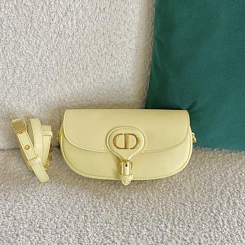 	 Bagsaaa Dior Bobby East-West Bag Light Yellow - 21 x 12 x 5.1 cm