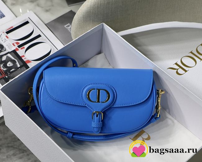 	 Bagsaaa Dior Bobby East-West Bag Blue - 21 x 12 x 5.1 cm - 1