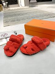 Bagsaaa Hermes Chypre Sandals Orange - 6