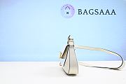 Bagsaaa Prada Logo Plaque Shoulder Bag White - 24x11x4cm - 4