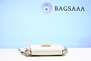 Bagsaaa Prada Logo Plaque Shoulder Bag White - 24x11x4cm - 3