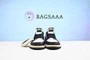 Bagsaaa Nike x LV Air Jordan1 Low Black and White - 5