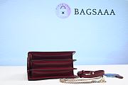Bagsaaa Bvlgari Serpenti Forever Leather Crossbody Red Bag 18cm - 2
