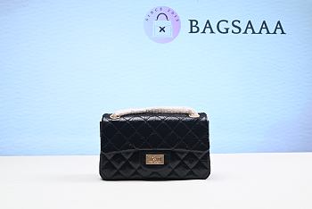 Bagsaaa Chanel flap Bag Quilted 2.55 Reissue Black Bag - 20cm