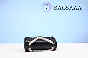Bagsaaa Chanel flap Bag Quilted 2.55 Reissue Black Bag - 20cm - 4