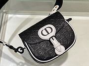 Bagsaaa Dior Perforated Oblique Small Bobby Bag Black - 6