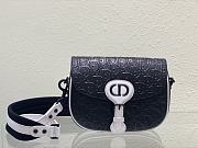 	 Bagsaaa Dior Perforated Oblique Medium Bobby Bag Black - 1