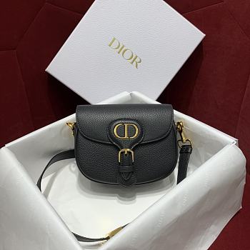 Bagsaaa Dior Small Bobby Grained Calfkskin Black Bag