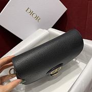 	 Bagsaaa Dior Medium Bobby Grained Calfkskin Black Bag - 5