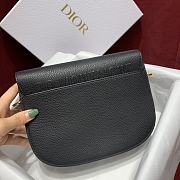 	 Bagsaaa Dior Medium Bobby Grained Calfkskin Black Bag - 4