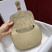 	 Bagsaaa Dior Small Bobby Grained Calfkskin Beige Bag - 2