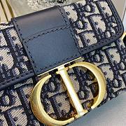 Bagsaaa Dior 30 Montaigne Oblique Blue - 17.5*11.5*5cm - 5