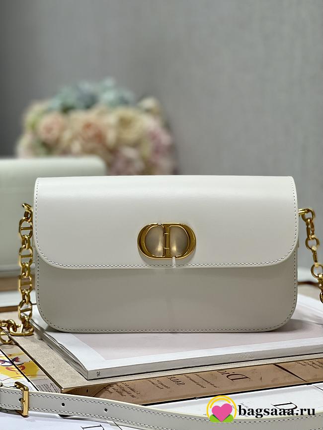Bagsaaa Dior 30 Montaigne Avenue Bag White Box Calfskin - 22.5 x 12.5 x 6.5 cm - 1