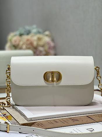 Bagsaaa Dior 30 Montaigne Avenue Bag White Box Calfskin - 22.5 x 12.5 x 6.5 cm