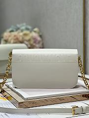 Bagsaaa Dior 30 Montaigne Avenue Bag White Box Calfskin - 22.5 x 12.5 x 6.5 cm - 6