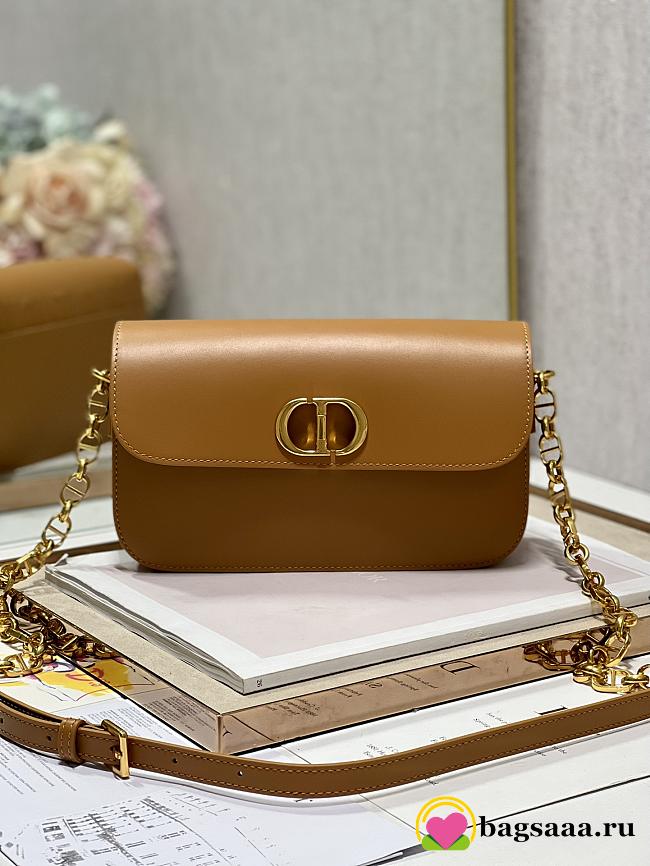 	 Bagsaaa Dior 30 Montaigne Avenue Bag Brown Box Calfskin - 22.5 x 12.5 x 6.5 cm - 1