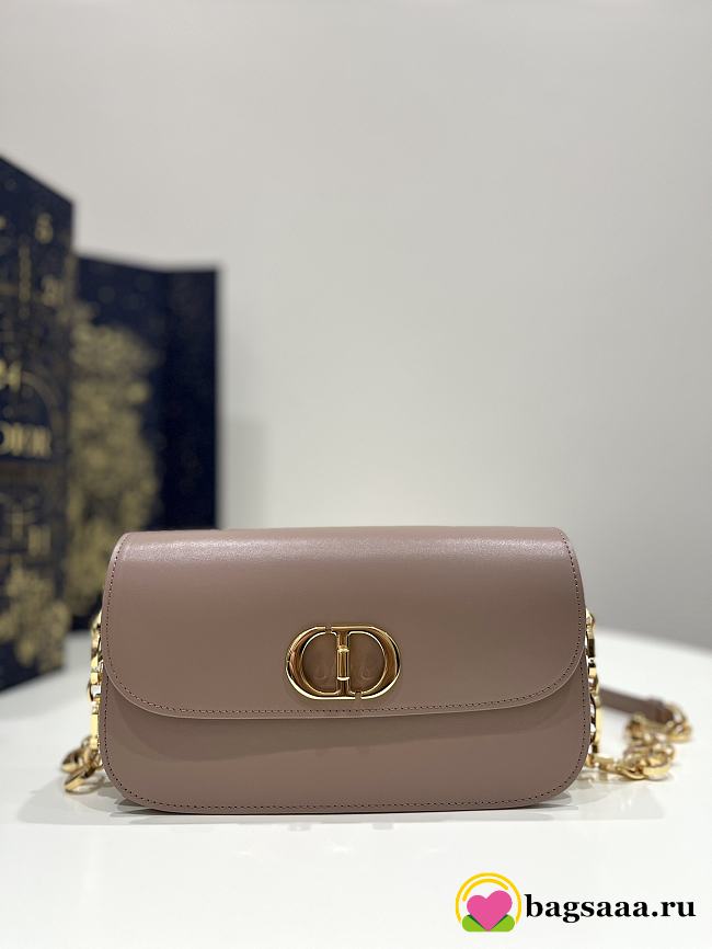 	 Bagsaaa Dior 30 Montaigne Avenue Bag Pink Box Calfskin - 22.5 x 12.5 x 6.5 cm - 1