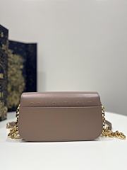 	 Bagsaaa Dior 30 Montaigne Avenue Bag Pink Box Calfskin - 22.5 x 12.5 x 6.5 cm - 4