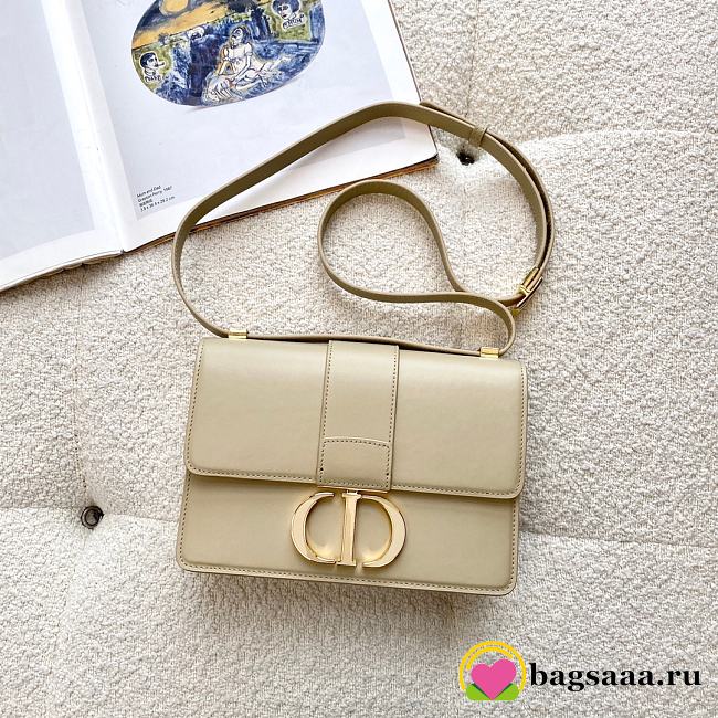 	 Bagsaaa Dior Montaigne Beige Bag - 24 x 17 x 8 cm - 1