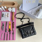 Bagsaaa Dior 30 Montaigne Chain Bag with Handle Maxicannage Lambskin Black - 1