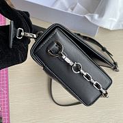 Bagsaaa Dior 30 Montaigne Chain Bag with Handle Maxicannage Lambskin Black - 6