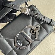 Bagsaaa Dior 30 Montaigne Chain Bag with Handle Maxicannage Lambskin Black - 3