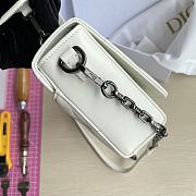 	 Bagsaaa Dior 30 Montaigne Chain Bag with Handle Maxicannage Lambskin White - 6