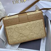 Bagsaaa Dior 30 Montaigne Natural Cannage Raffia - 24 x 17 x 8 cm - 5