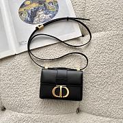Bagsaaa Dior Mini Montaigne Black Bag - 15x11x4cm - 1