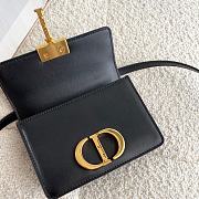 Bagsaaa Dior Mini Montaigne Black Bag - 15x11x4cm - 2
