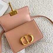 	 Bagsaaa Dior Mini Montaigne  Pink Bag - 15x11x4cm - 4