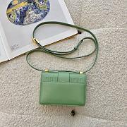 	 Bagsaaa Dior Mini Montaigne Green Bag - 15x11x4cm - 5