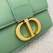 	 Bagsaaa Dior Mini Montaigne Green Bag - 15x11x4cm - 4