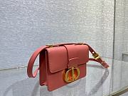 Bagsaaa Dior Mini Montaigne Dark Pink Bag - 15x11x4cm - 6