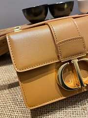 Bagsaaa Dior Mini Montaigne Brown Bag - 15x11x4cm - 4