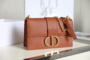 	 Bagsaaa Dior 30 Montaigne Grained Leather Brown - 24x17x8cm - 1