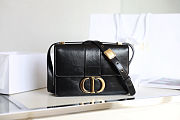 Bagsaaa Dior 30 Montaigne Black Smooth Leather 24cm - 2