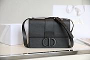 Bagsaaa Dior 30 Montaigne Ultra Matte Grained Calfskin Black 24cm - 1