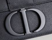 Bagsaaa Dior 30 Montaigne Ultra Matte Grained Calfskin Black 24cm - 3