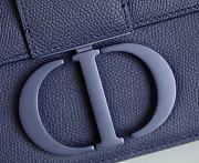 	 Bagsaaa Dior 30 Montaigne Ultra Matte Grained Calfskin Blue 24cm - 2