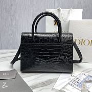 	 Bagsaaa Dior St Honore Black Crocodile 30x22.5x16 - 4