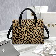	 Bagsaaa Dior St Honore Leopard Leather 30x22.5x16 - 2