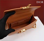 	 Bagsaaa Dior 30 Montaigne East West Brown Bag - 21x12x6cm - 4