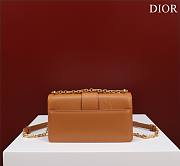 	 Bagsaaa Dior 30 Montaigne East West Brown Bag - 21x12x6cm - 2
