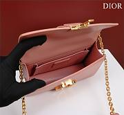 	 Bagsaaa Dior 30 Montaigne East West Pink Bag - 21x12x6cm - 2