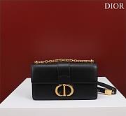 	 Bagsaaa Dior 30 Montaigne East West Black Bag - 21x12x6cm - 1