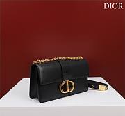 	 Bagsaaa Dior 30 Montaigne East West Black Bag - 21x12x6cm - 5