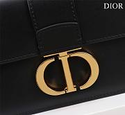 	 Bagsaaa Dior 30 Montaigne East West Black Bag - 21x12x6cm - 4